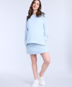 Long Sleeve Raglan With Side Slits